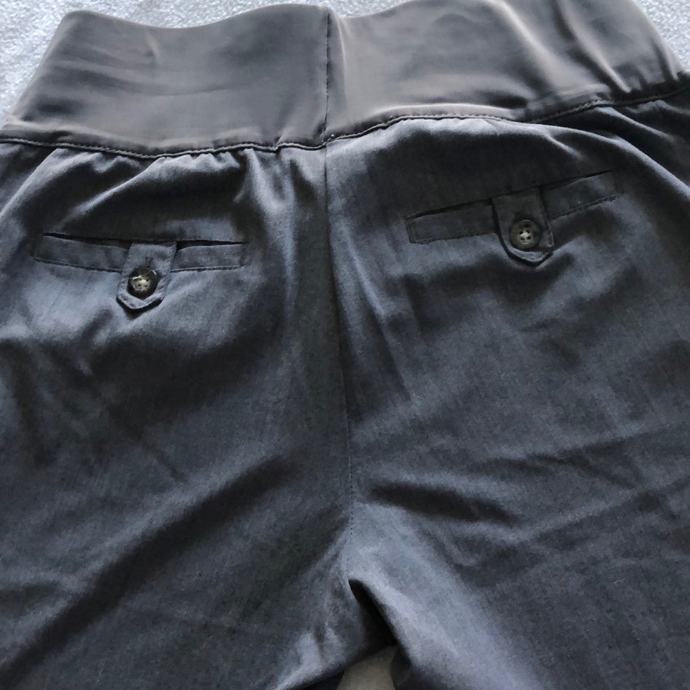 LIZ LANGE MATERNITY GREY DRESS PANTS - Picture 8 of 12